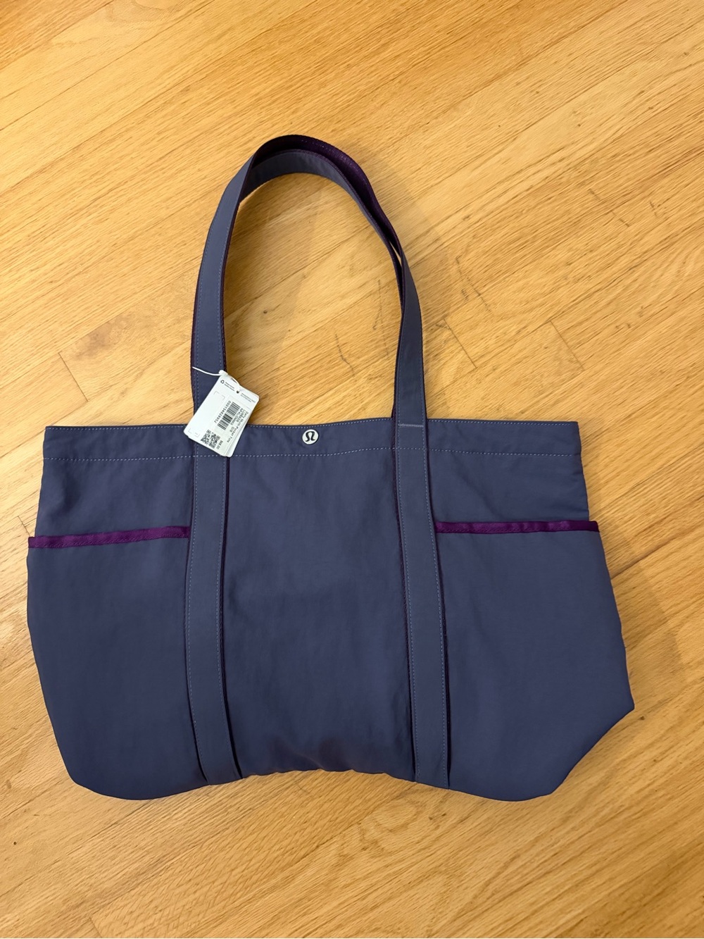 Lululemon Daily Multi-Pocket Tote Nightfall/Dramatic Magenta Rare NWT